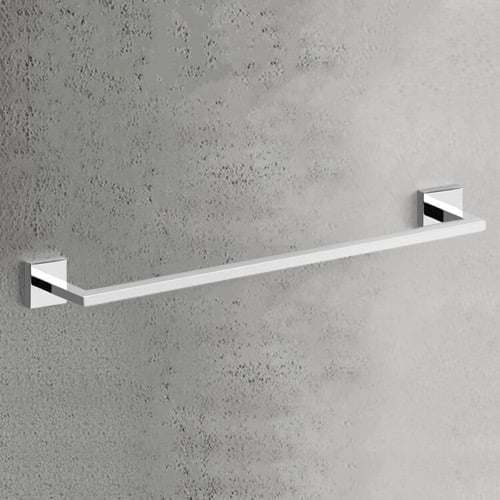 Towel Bar, Chrome, 20 Inch, Wall Mounted Gedy A021-45-13